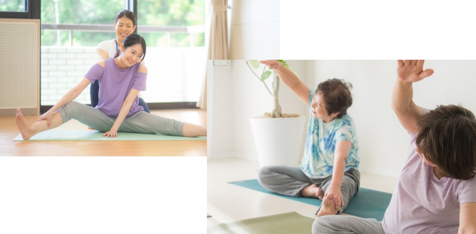 ヨガのレッスン風景