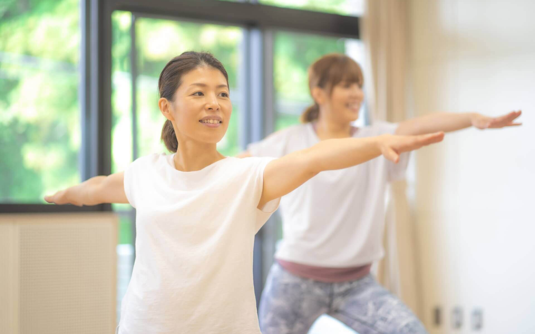 ヨガのレッスン風景